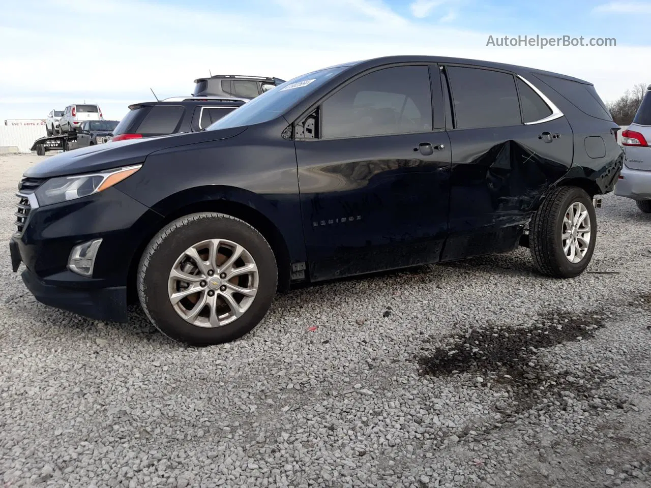 2018 Chevrolet Equinox Lt Черный vin: 2GNAXJEV6J6252829