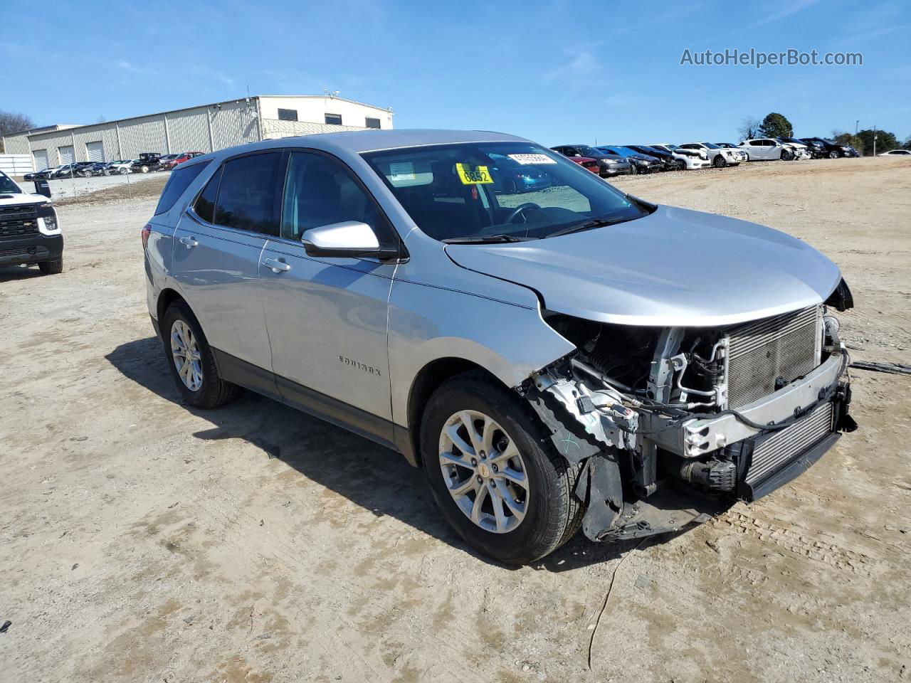 2018 Chevrolet Equinox Lt Серебряный vin: 2GNAXJEV6J6280422