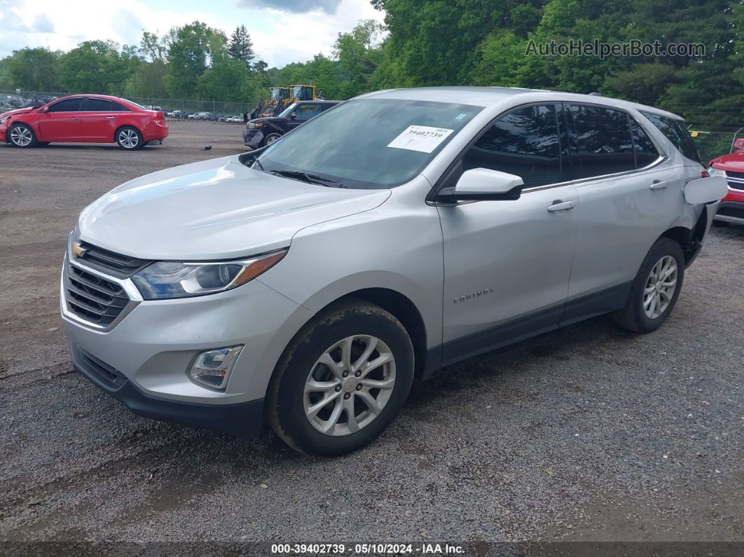 2018 Chevrolet Equinox Lt Silver vin: 2GNAXJEV6J6345401