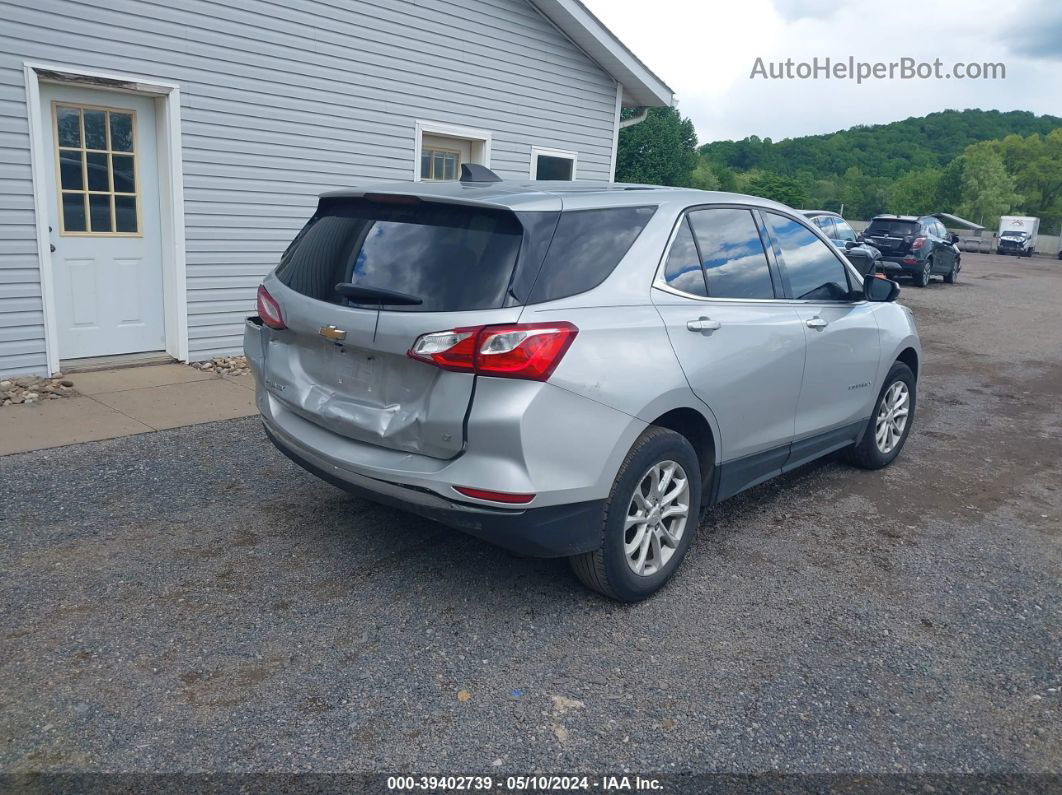 2018 Chevrolet Equinox Lt Silver vin: 2GNAXJEV6J6345401