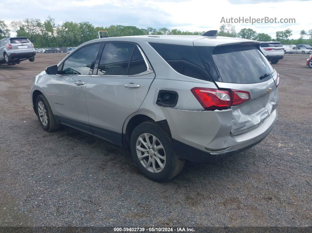 2018 Chevrolet Equinox Lt Silver vin: 2GNAXJEV6J6345401