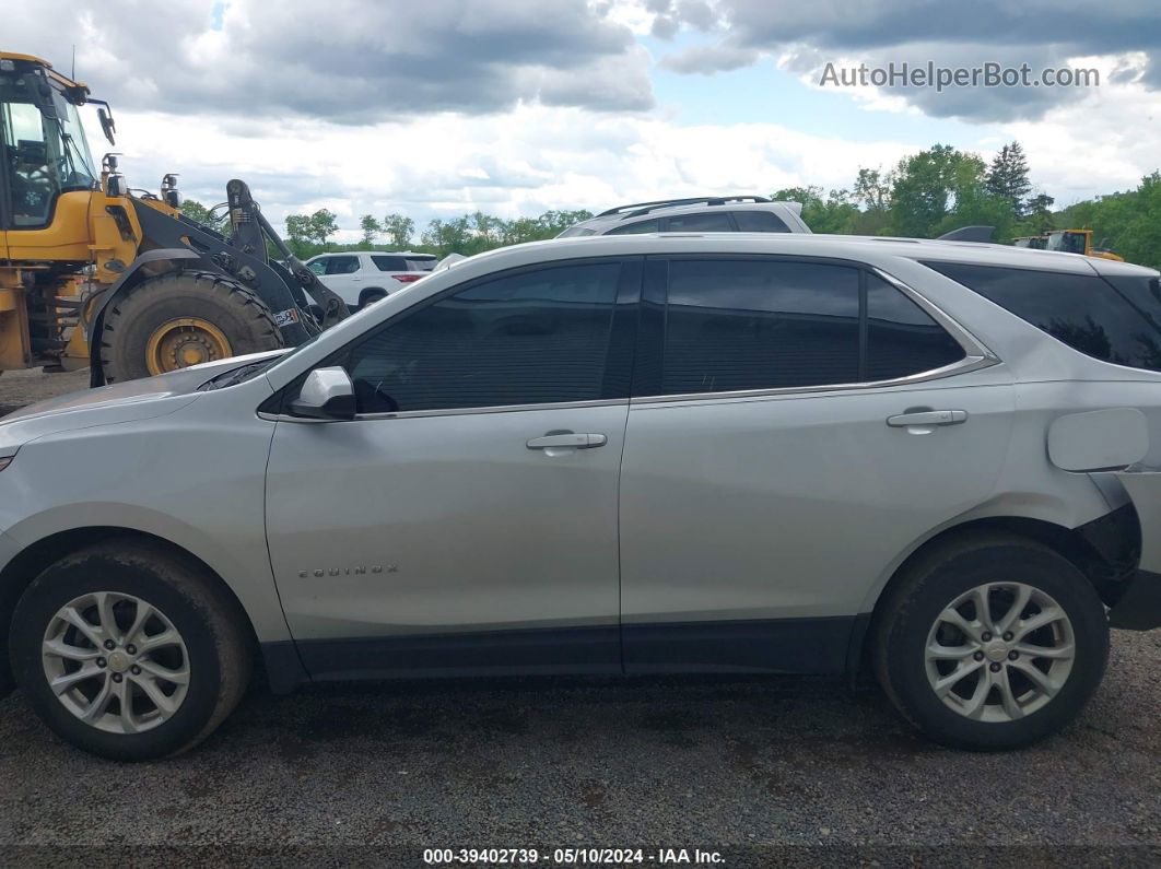 2018 Chevrolet Equinox Lt Silver vin: 2GNAXJEV6J6345401