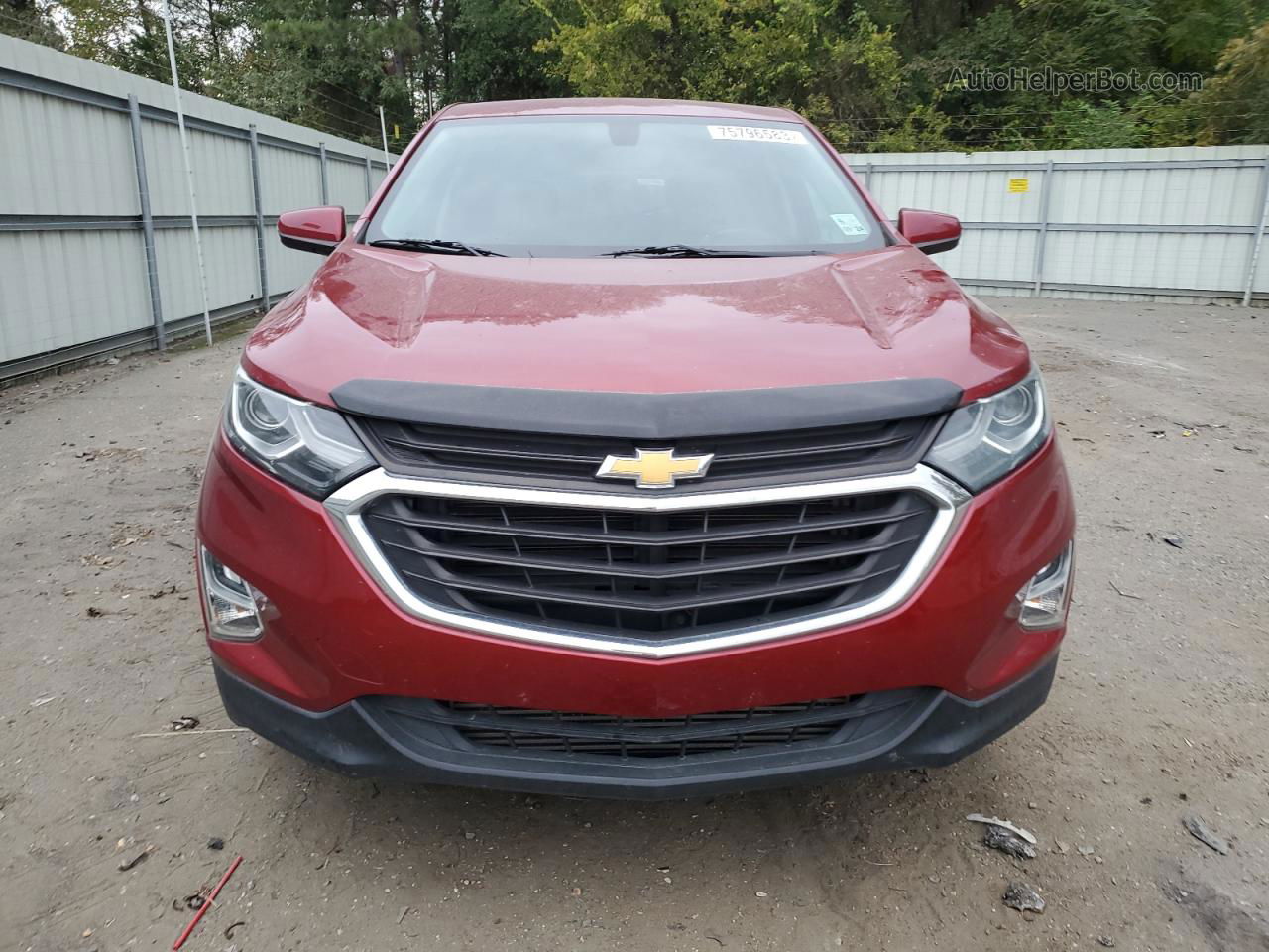 2018 Chevrolet Equinox Lt Бордовый vin: 2GNAXJEV7J6196433