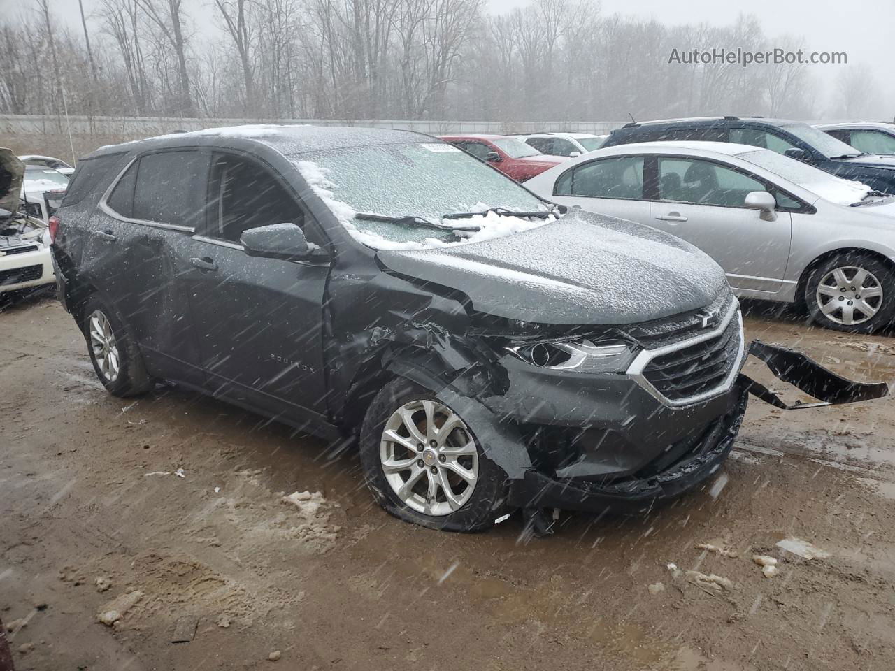 2018 Chevrolet Equinox Lt Black vin: 2GNAXJEV7J6242147