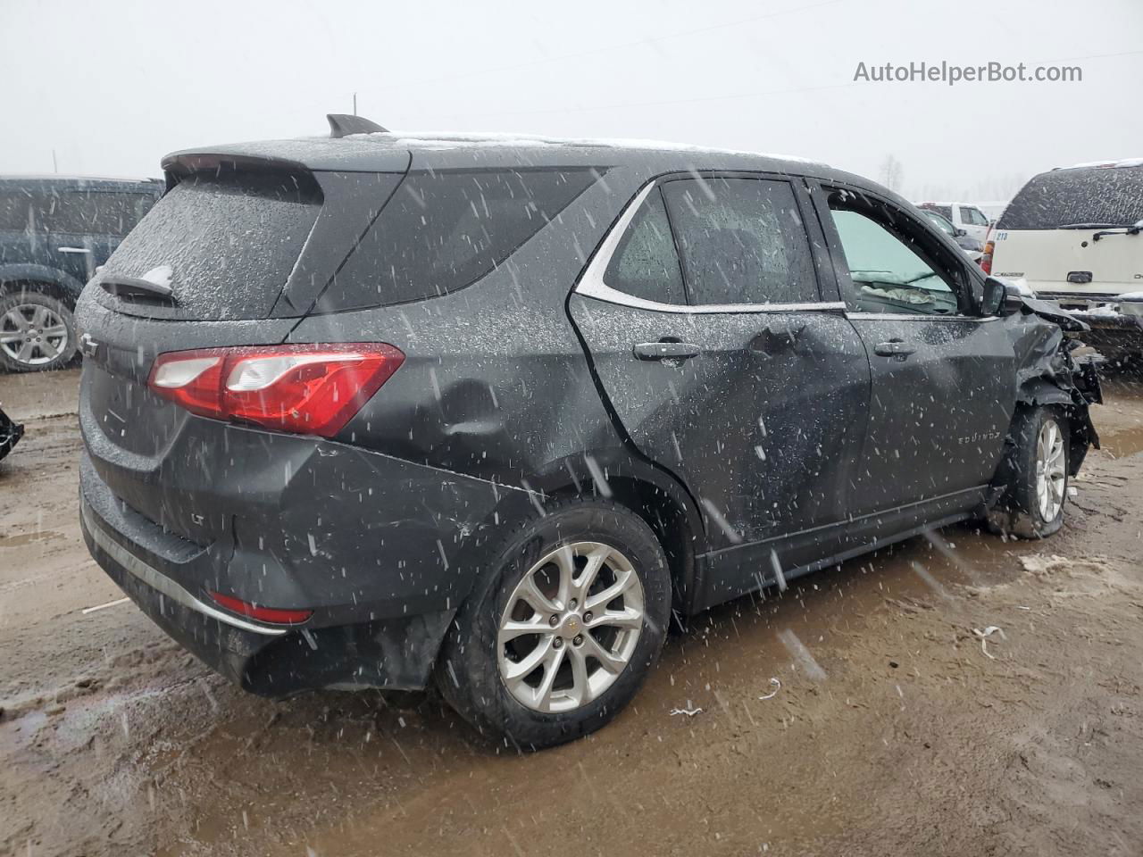 2018 Chevrolet Equinox Lt Black vin: 2GNAXJEV7J6242147