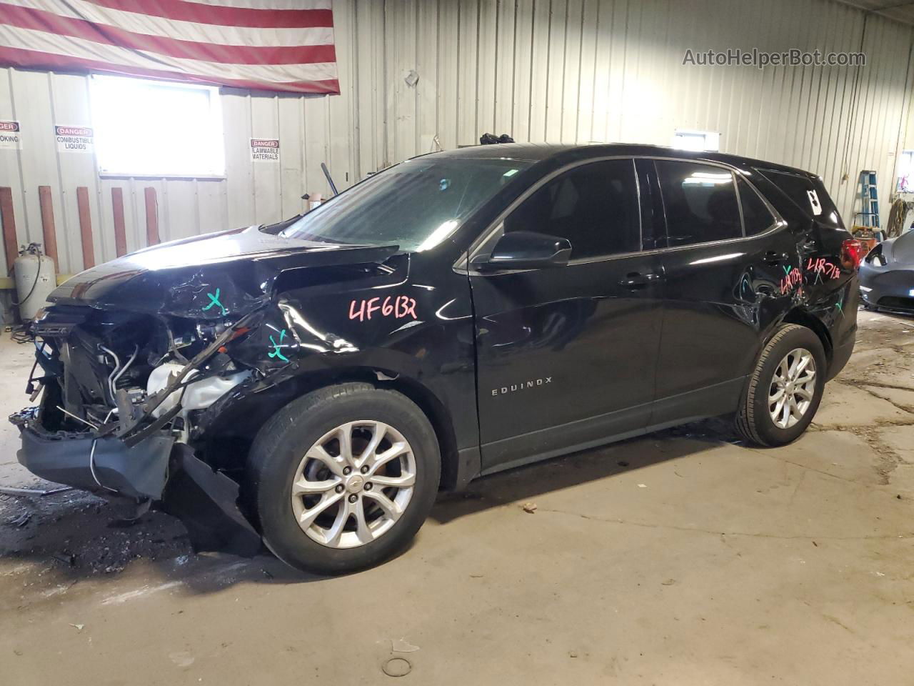 2018 Chevrolet Equinox Lt Black vin: 2GNAXJEV7J6338067