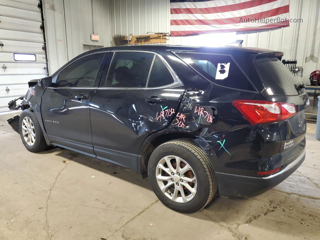 2018 Chevrolet Equinox Lt Black vin: 2GNAXJEV7J6338067