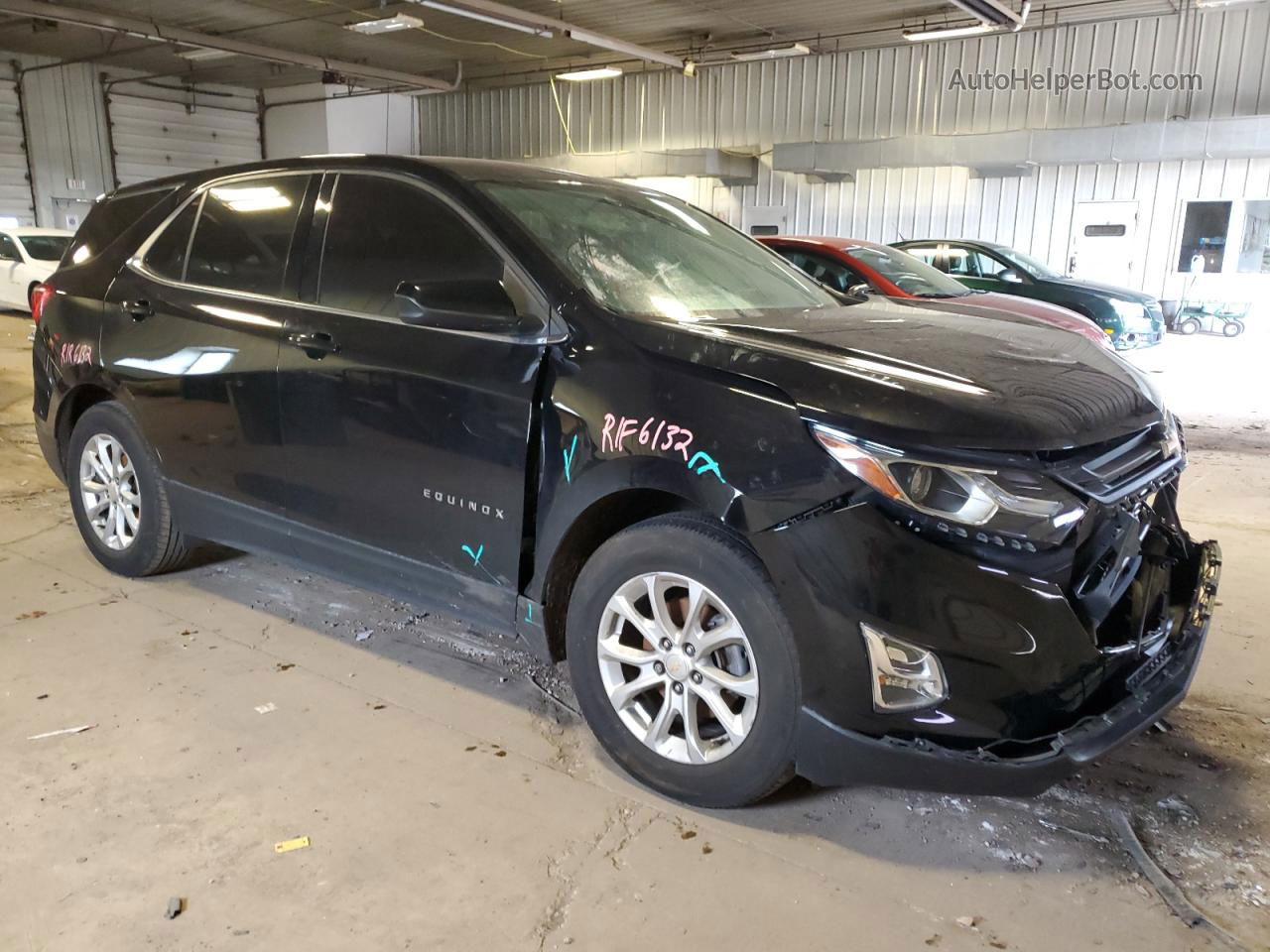 2018 Chevrolet Equinox Lt Black vin: 2GNAXJEV7J6338067