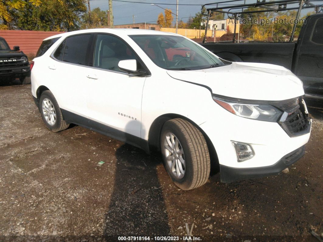 2019 Chevrolet Equinox Lt White vin: 2GNAXJEV7K6234857