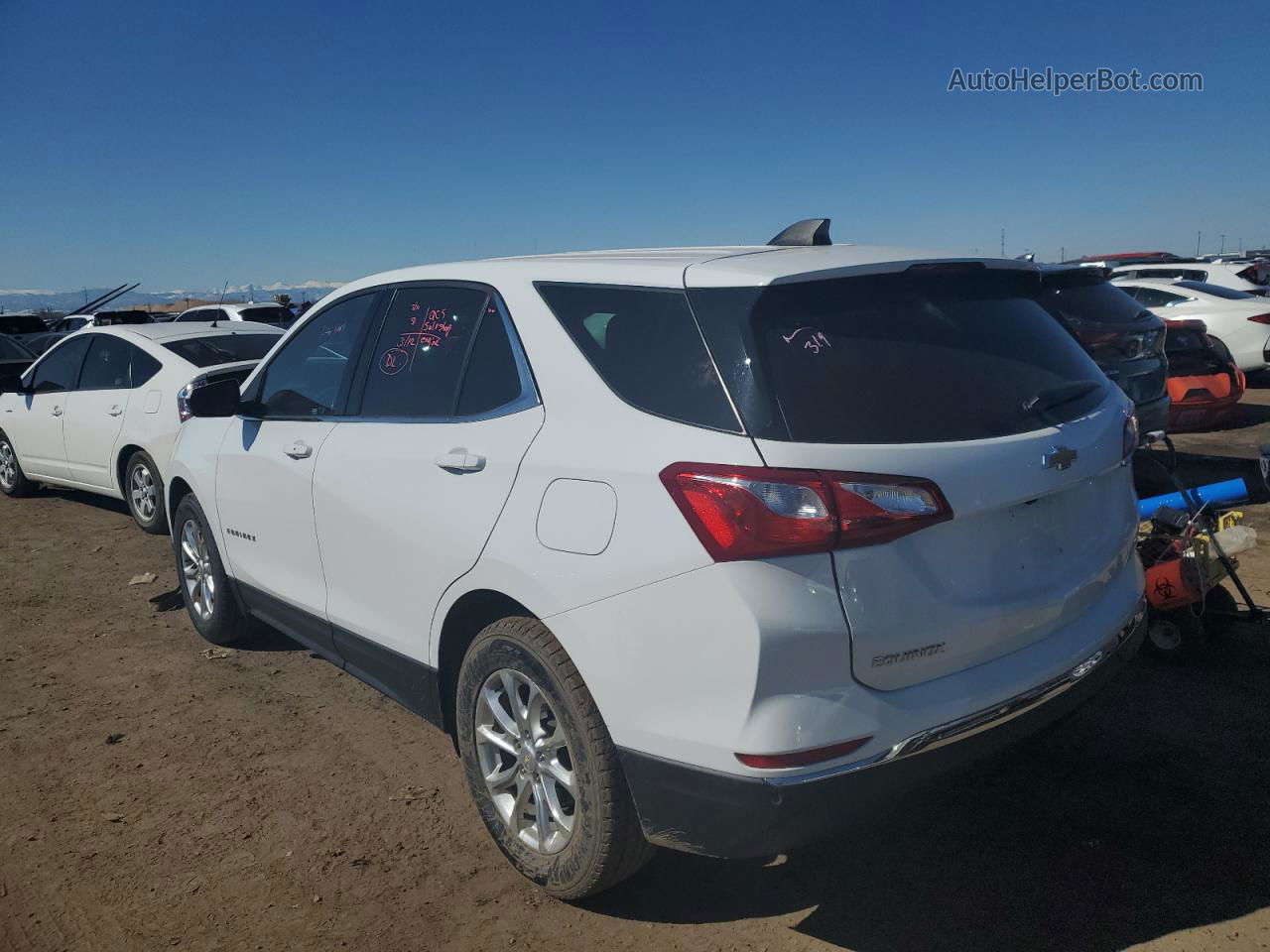 2020 Chevrolet Equinox Lt Белый vin: 2GNAXJEV7L6120102