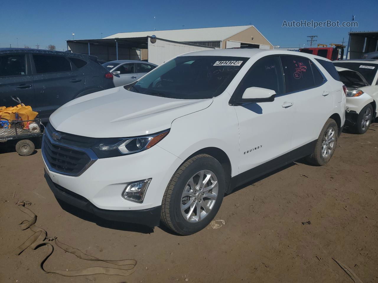 2020 Chevrolet Equinox Lt Белый vin: 2GNAXJEV7L6120102