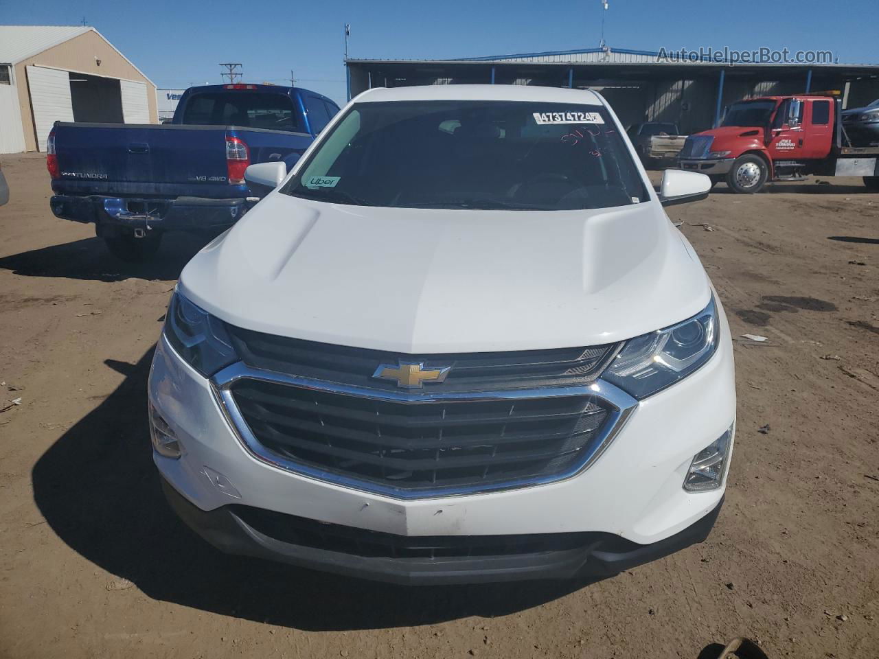 2020 Chevrolet Equinox Lt Белый vin: 2GNAXJEV7L6120102