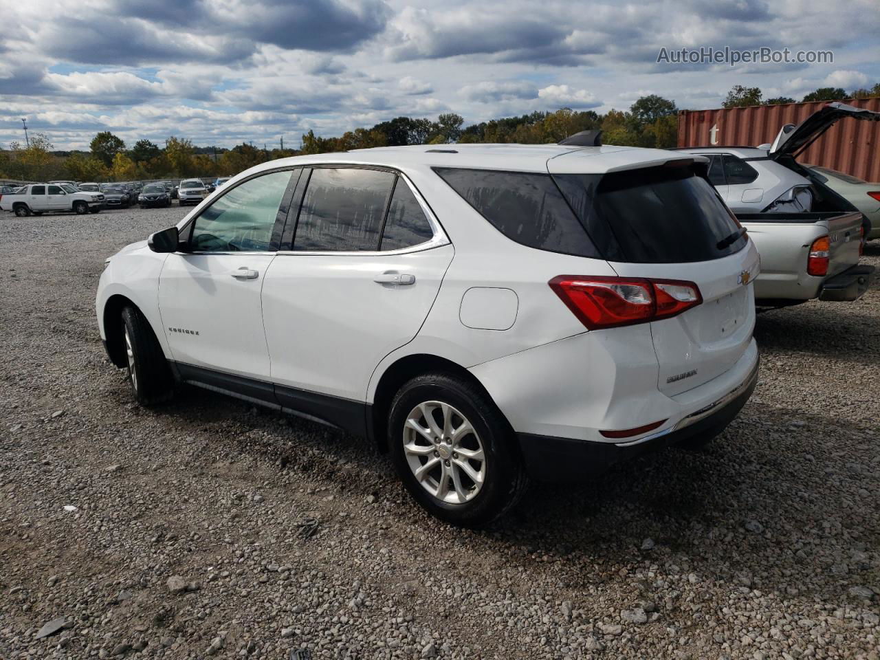 2018 Chevrolet Equinox Lt Белый vin: 2GNAXJEV8J6104326