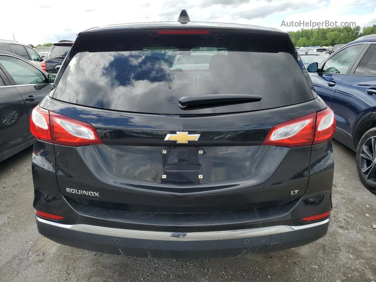 2018 Chevrolet Equinox Lt Black vin: 2GNAXJEV8J6248779