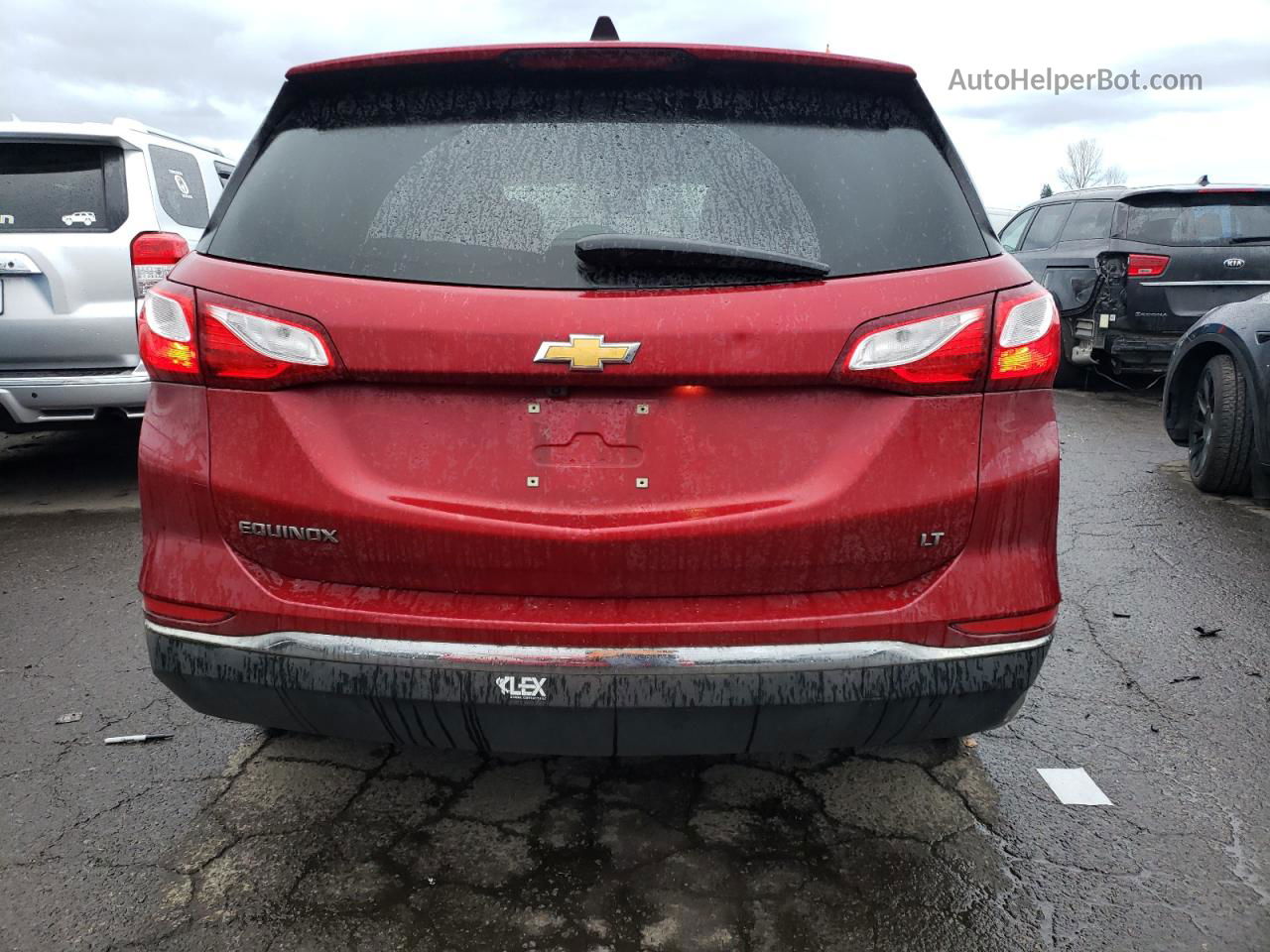 2018 Chevrolet Equinox Lt Красный vin: 2GNAXJEV8J6271625