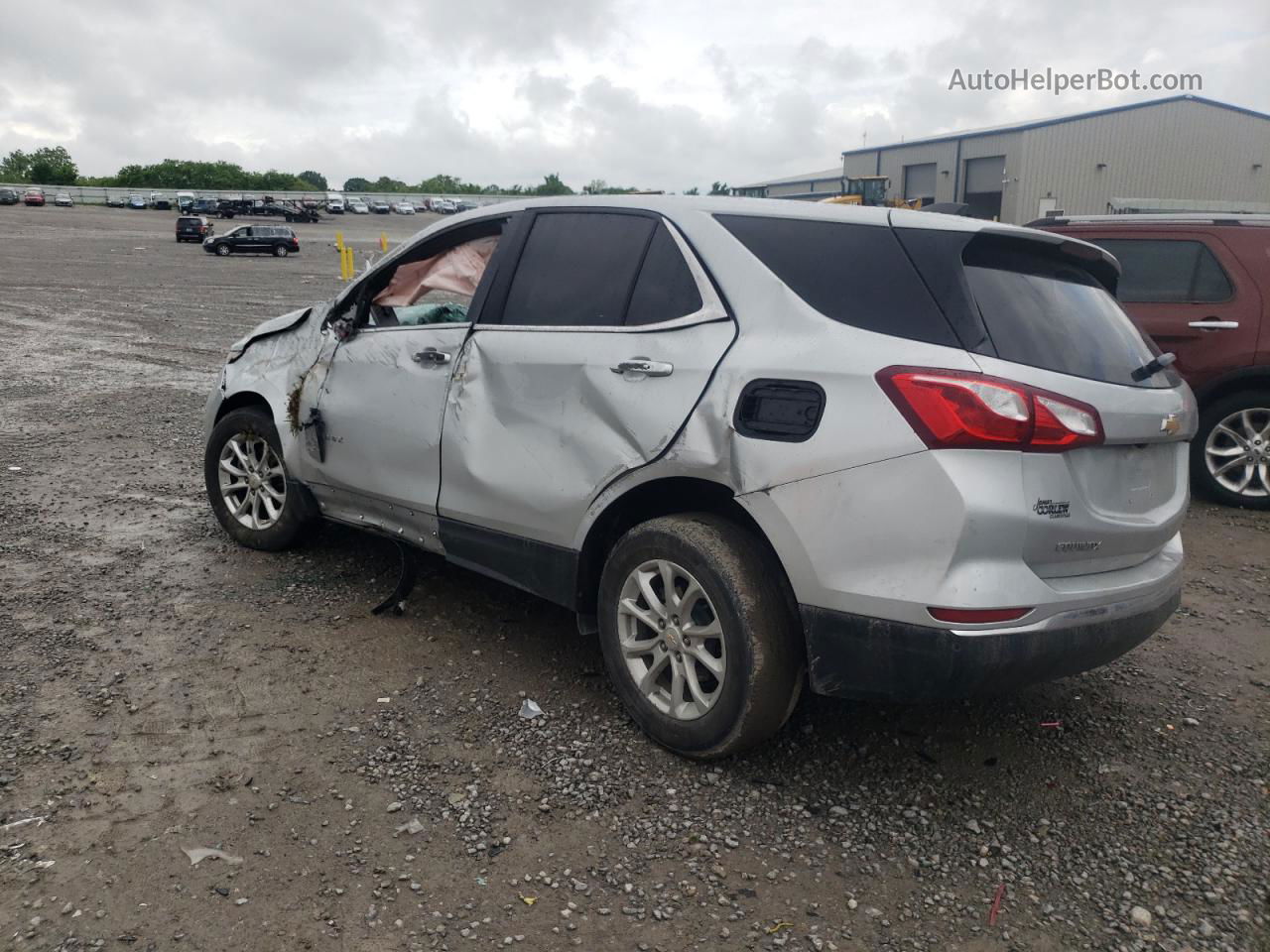 2018 Chevrolet Equinox Lt Silver vin: 2GNAXJEV8J6299702