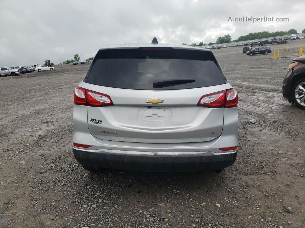 2018 Chevrolet Equinox Lt Silver vin: 2GNAXJEV8J6299702