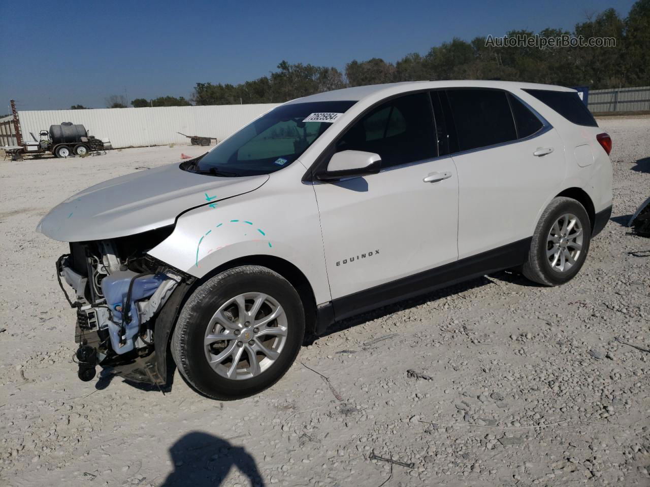 2018 Chevrolet Equinox Lt Белый vin: 2GNAXJEV8J6319835