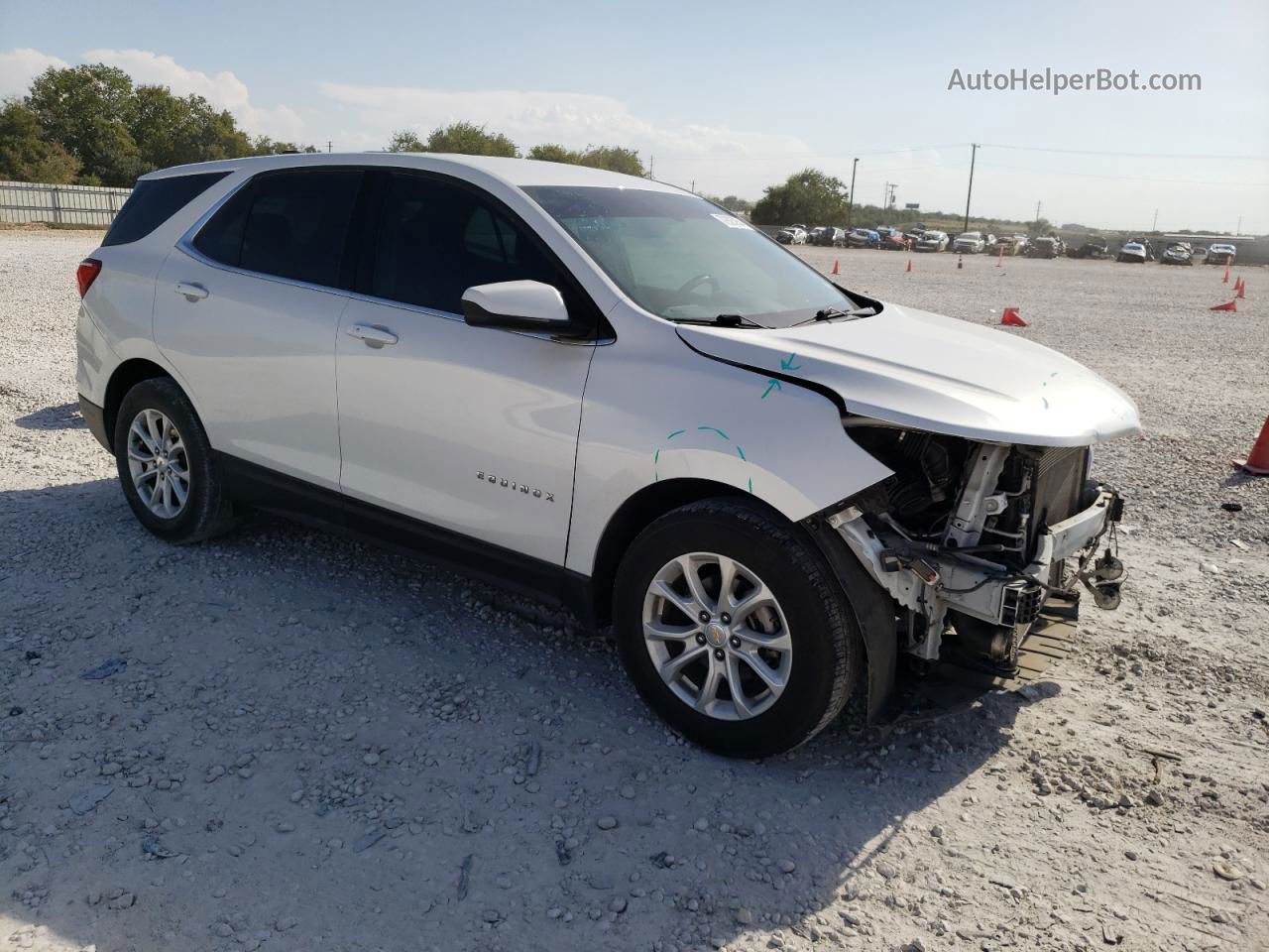2018 Chevrolet Equinox Lt Белый vin: 2GNAXJEV8J6319835