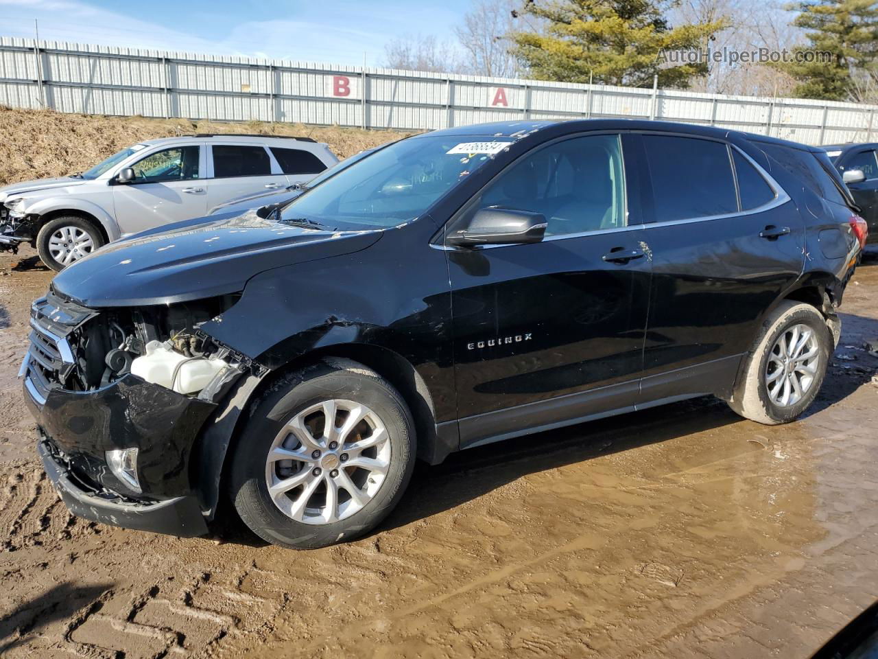 2019 Chevrolet Equinox Lt Black vin: 2GNAXJEV8K6255782