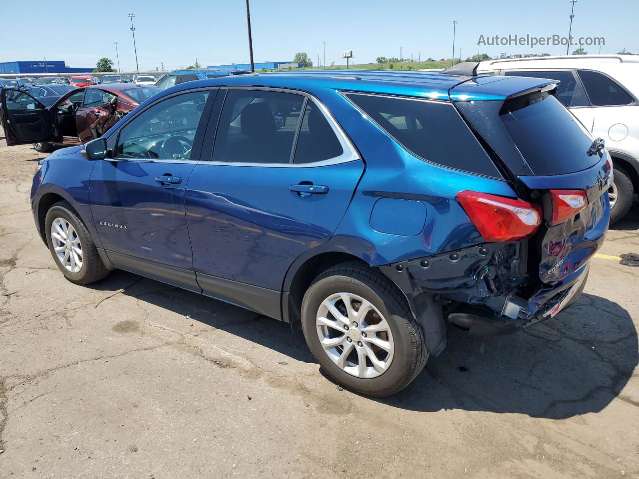 2019 Chevrolet Equinox Lt Blue vin: 2GNAXJEV8K6269410