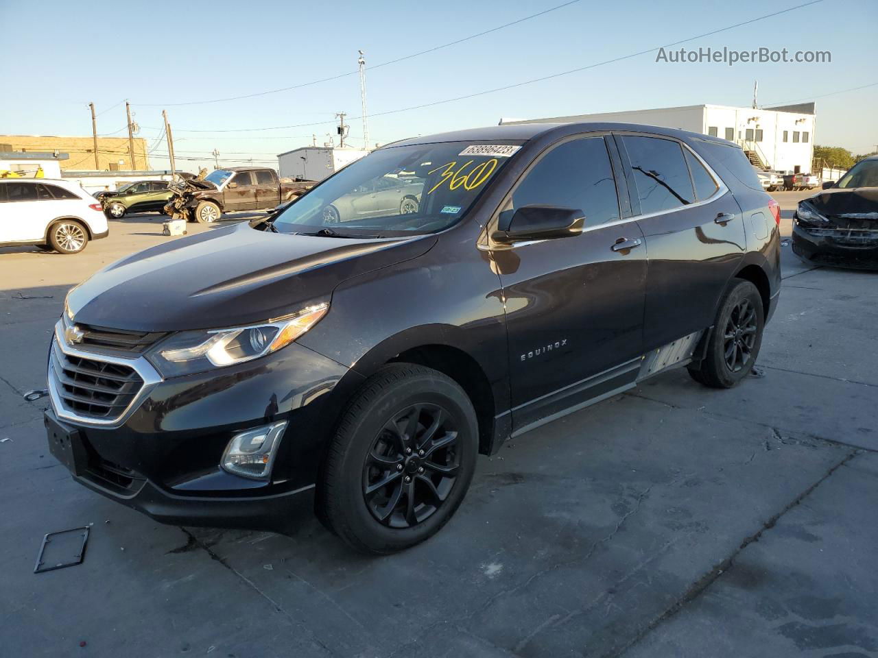 2020 Chevrolet Equinox Lt Blue vin: 2GNAXJEV8L6198503