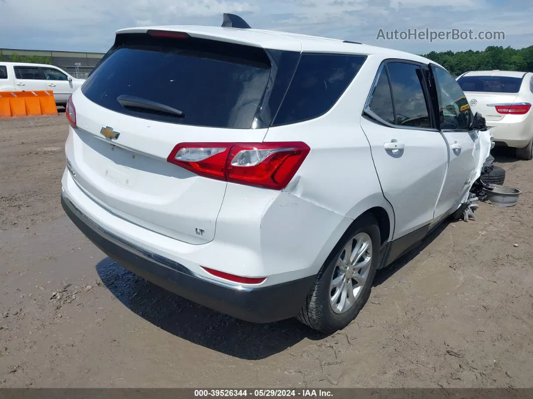 2018 Chevrolet Equinox Lt White vin: 2GNAXJEV9J6112340