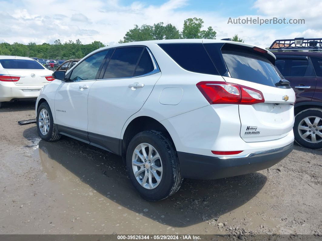 2018 Chevrolet Equinox Lt White vin: 2GNAXJEV9J6112340