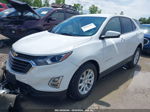 2018 Chevrolet Equinox Lt White vin: 2GNAXJEV9J6112340