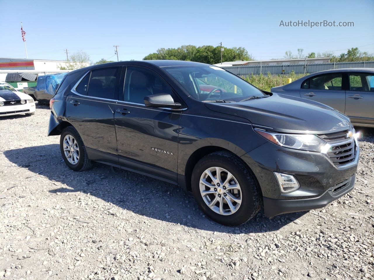 2018 Chevrolet Equinox Lt Gray vin: 2GNAXJEV9J6212244