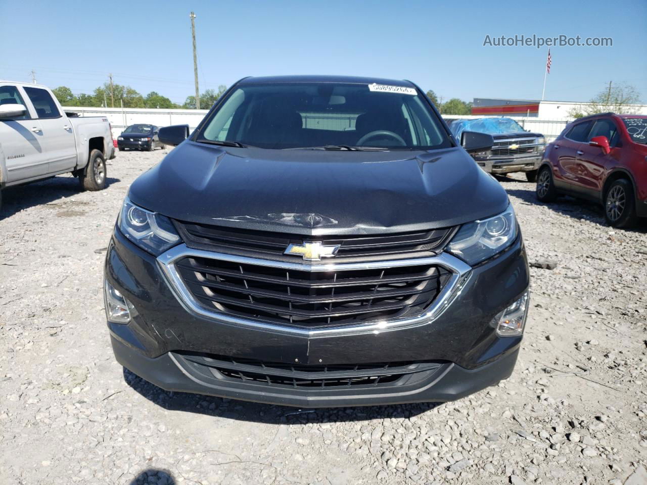 2018 Chevrolet Equinox Lt Gray vin: 2GNAXJEV9J6212244