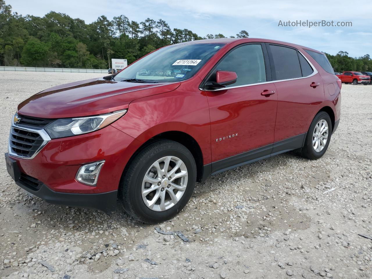 2018 Chevrolet Equinox Lt Red vin: 2GNAXJEV9J6261816