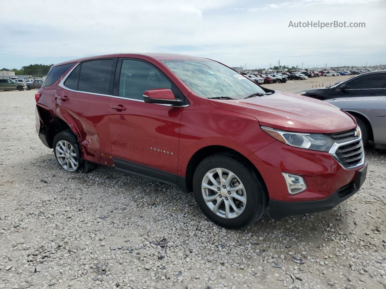 2018 Chevrolet Equinox Lt Red vin: 2GNAXJEV9J6261816