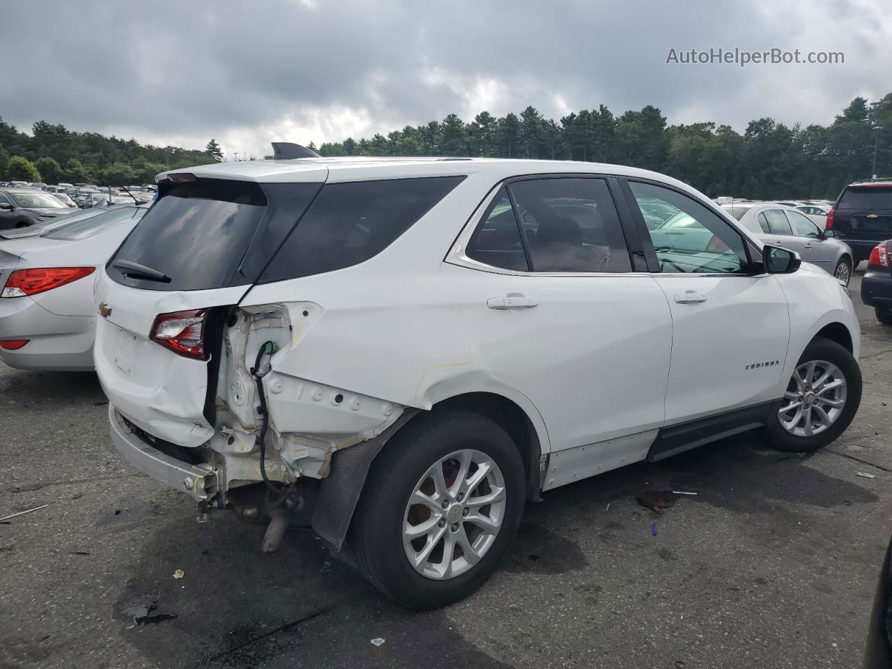 2018 Chevrolet Equinox Lt Белый vin: 2GNAXJEV9J6288577