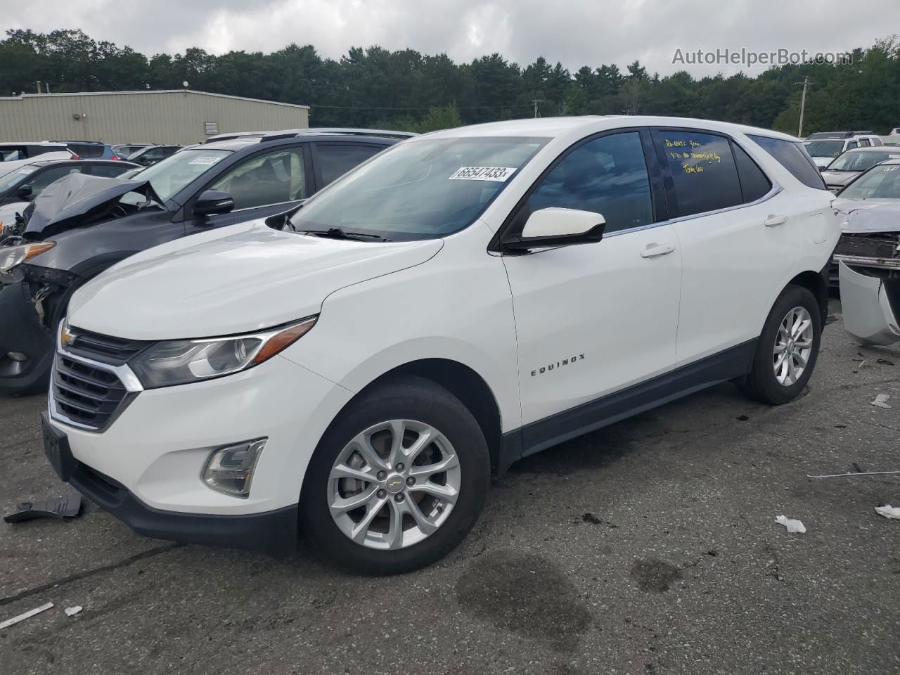 2018 Chevrolet Equinox Lt Белый vin: 2GNAXJEV9J6288577