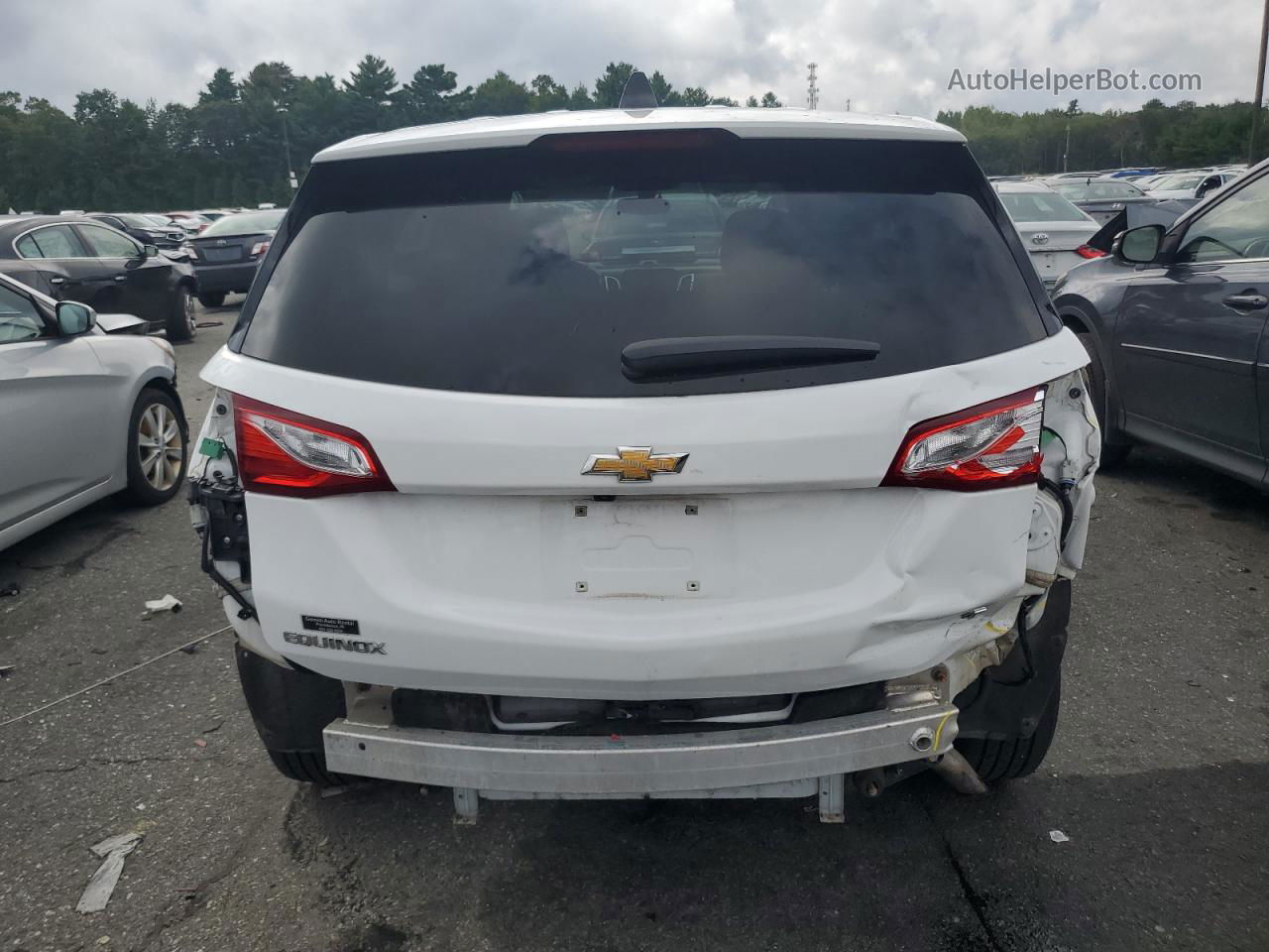 2018 Chevrolet Equinox Lt Белый vin: 2GNAXJEV9J6288577