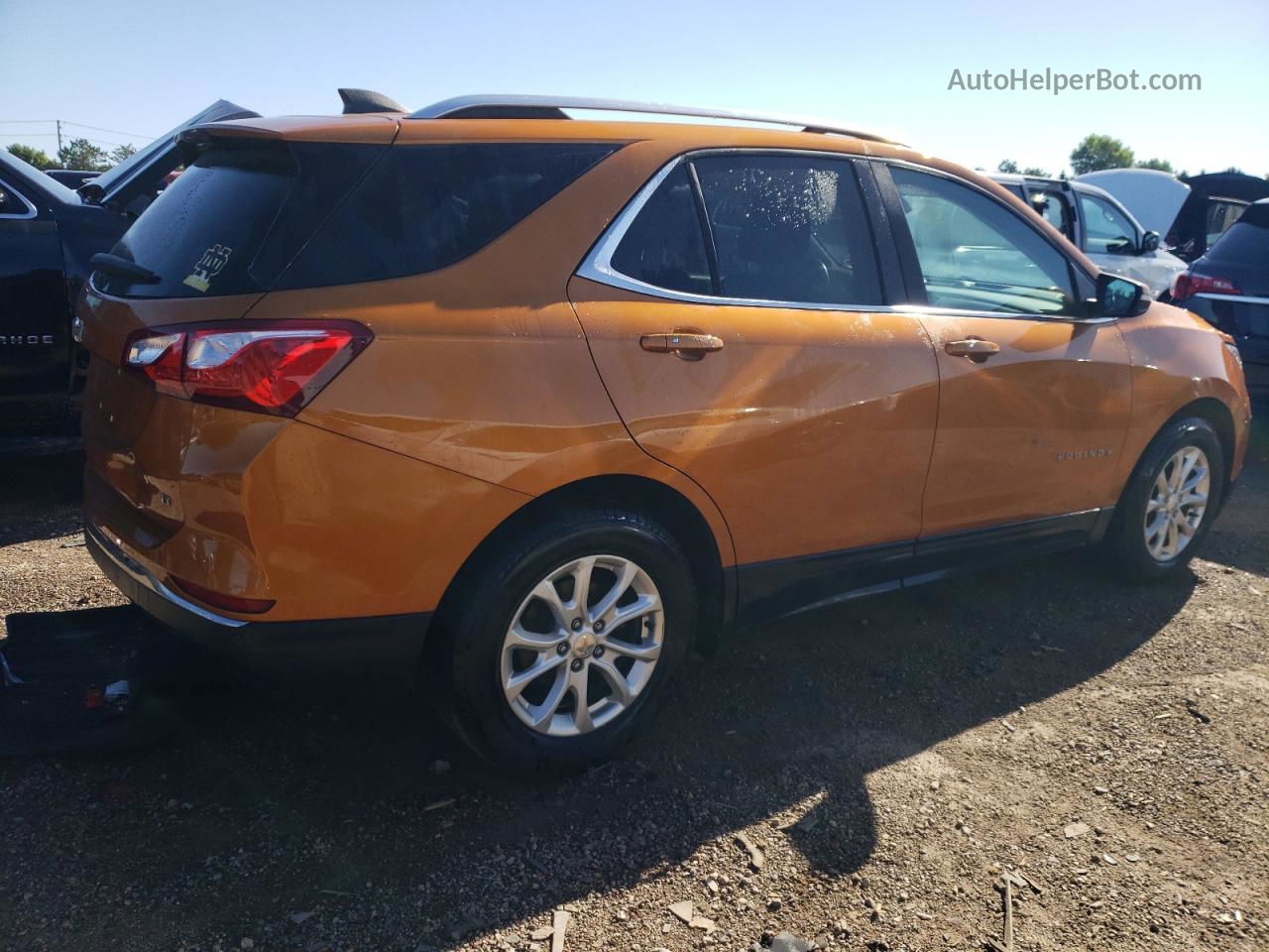 2018 Chevrolet Equinox Lt Оранжевый vin: 2GNAXJEVXJ6147761