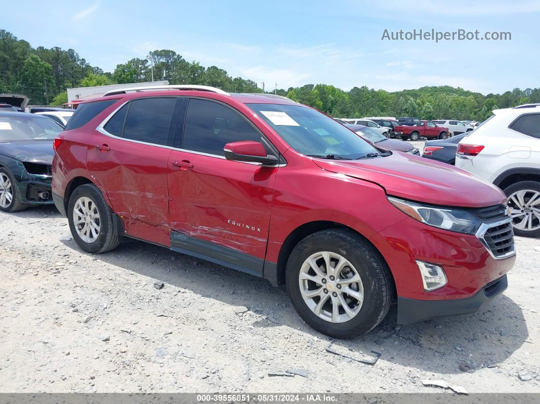 2018 Chevrolet Equinox Lt Red vin: 2GNAXJEVXJ6149848