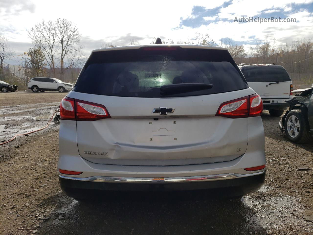 2018 Chevrolet Equinox Lt Silver vin: 2GNAXJEVXJ6173387