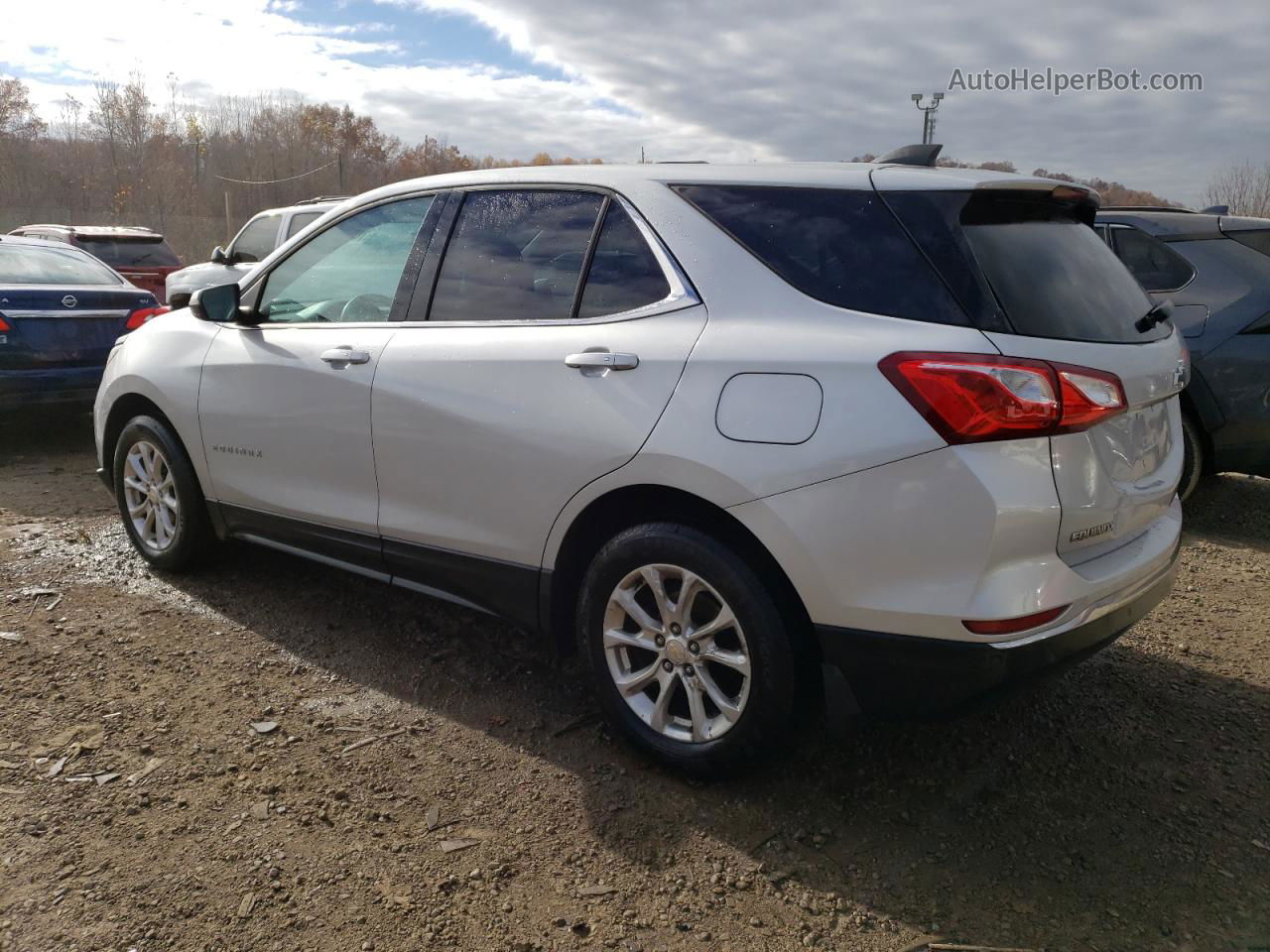 2018 Chevrolet Equinox Lt Silver vin: 2GNAXJEVXJ6173387