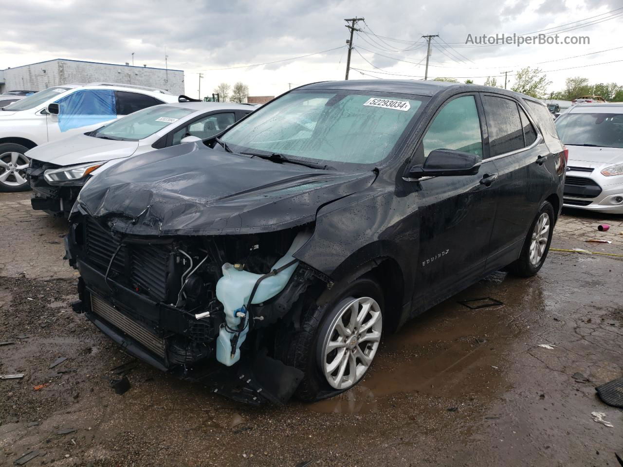 2018 Chevrolet Equinox Lt Black vin: 2GNAXJEVXJ6257659