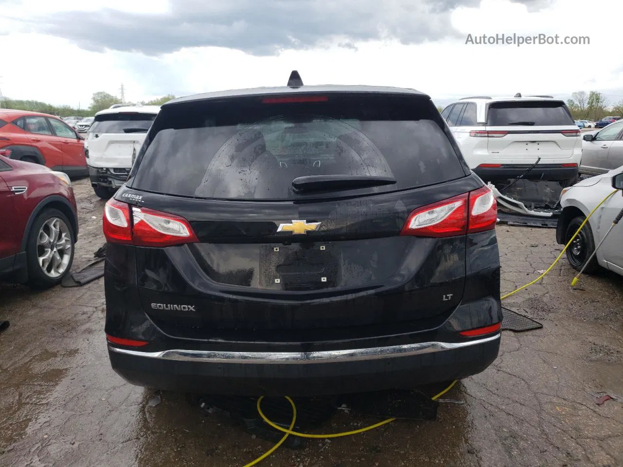 2018 Chevrolet Equinox Lt Black vin: 2GNAXJEVXJ6257659