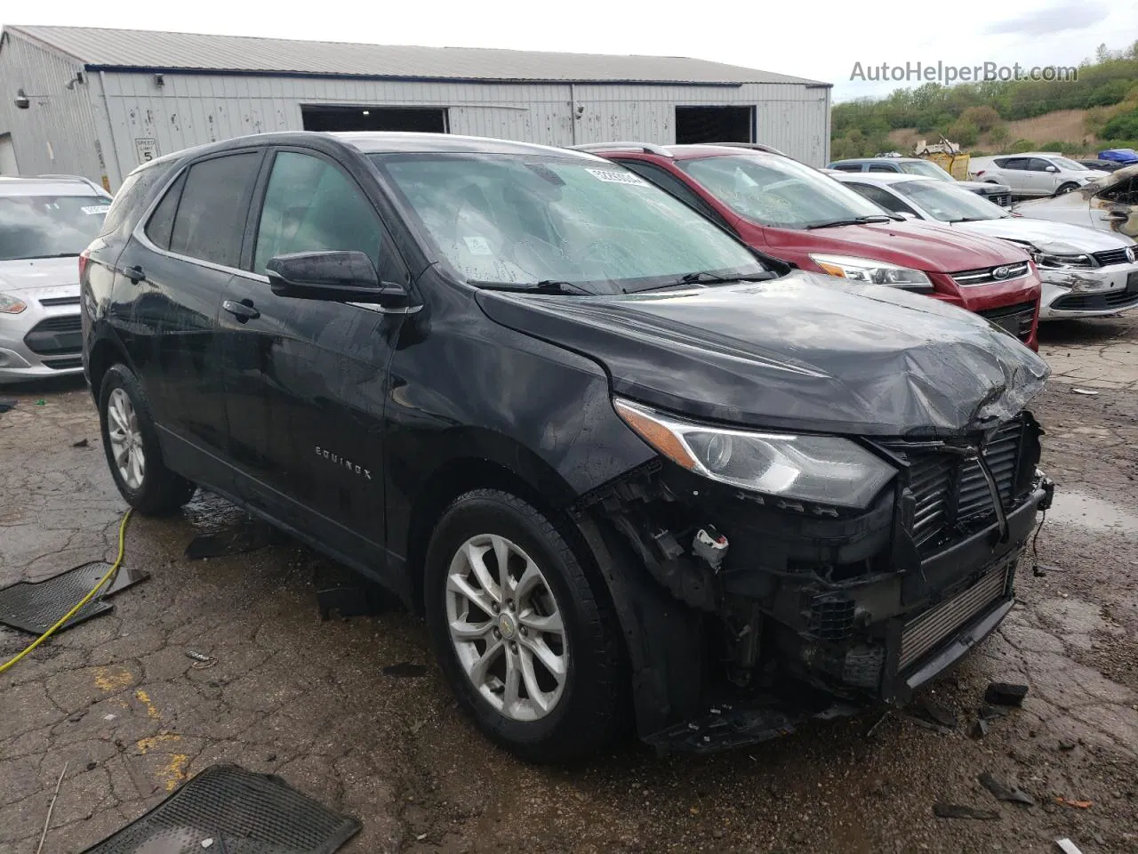 2018 Chevrolet Equinox Lt Black vin: 2GNAXJEVXJ6257659