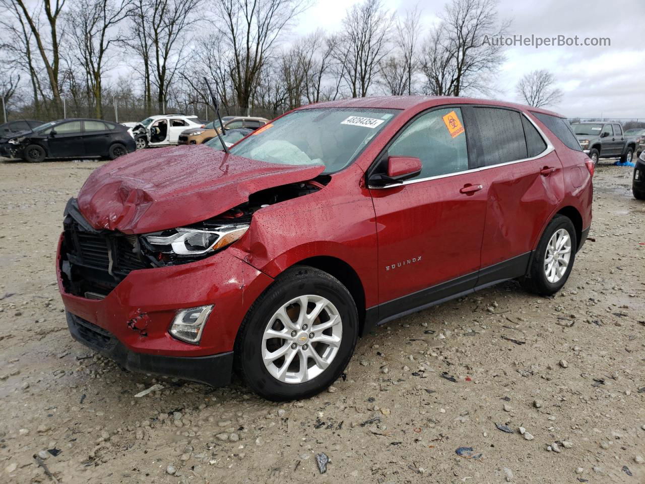 2018 Chevrolet Equinox Lt Бордовый vin: 2GNAXJEVXJ6262733