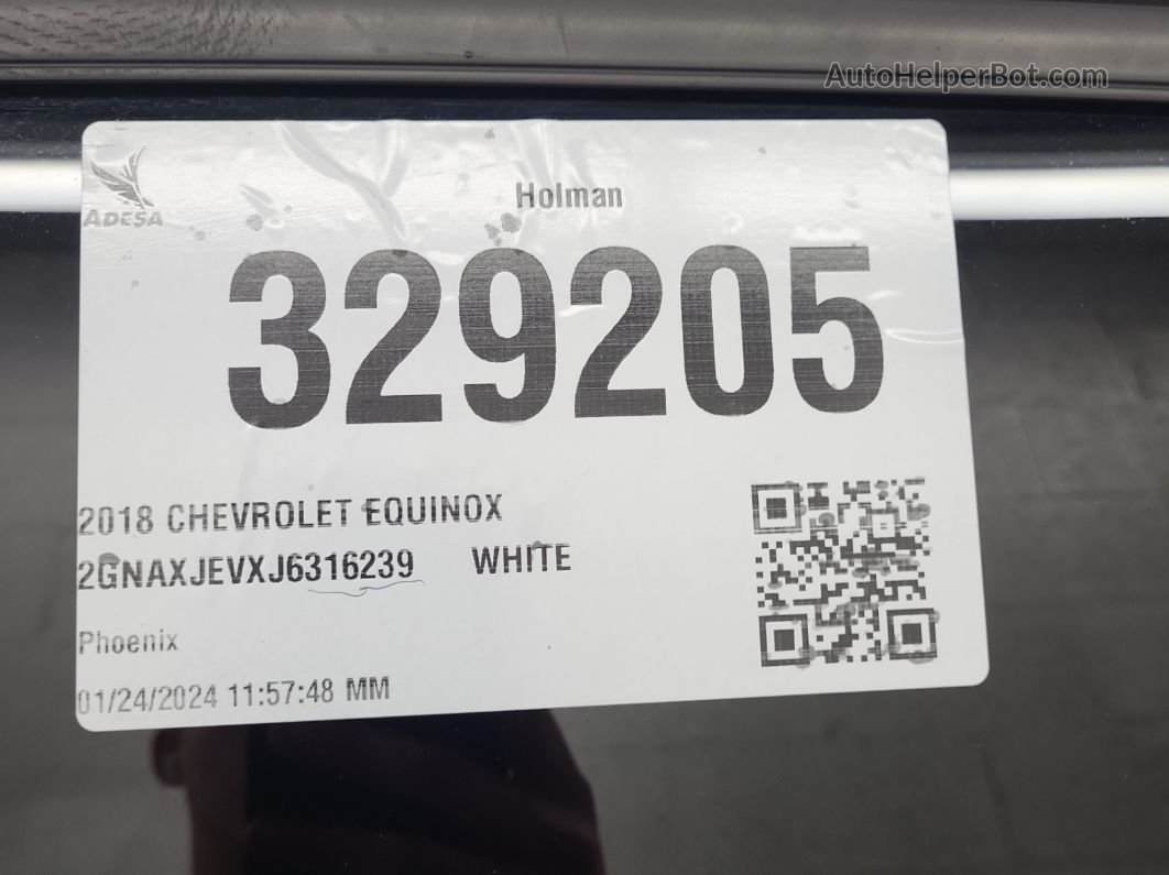 2018 Chevrolet Equinox Lt vin: 2GNAXJEVXJ6316239