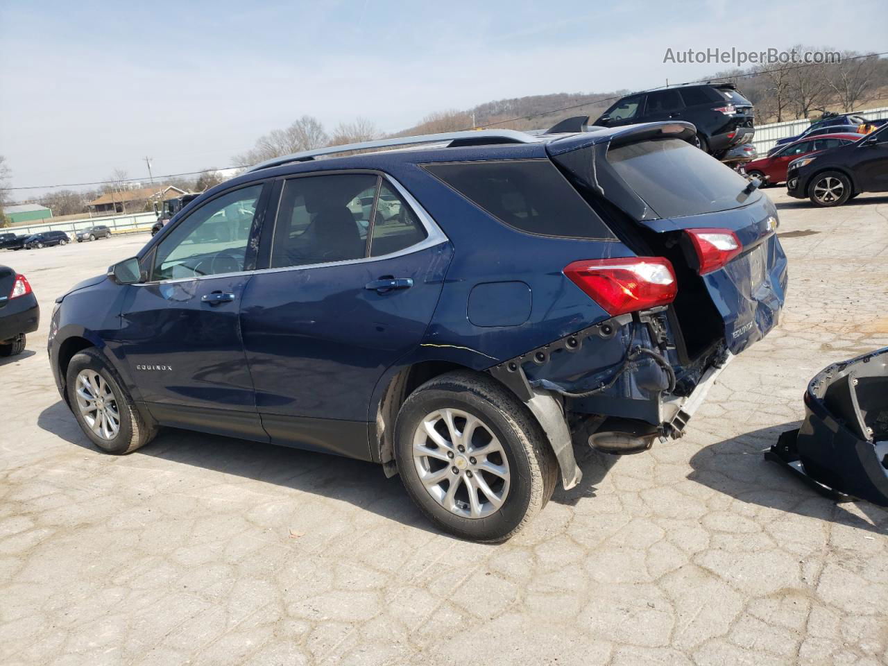 2019 Chevrolet Equinox Lt Синий vin: 2GNAXKEV0K6226671