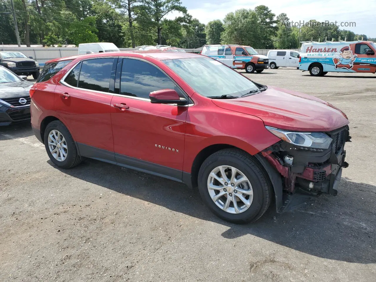 2020 Chevrolet Equinox Lt Темно-бордовый vin: 2GNAXKEV0L6172516