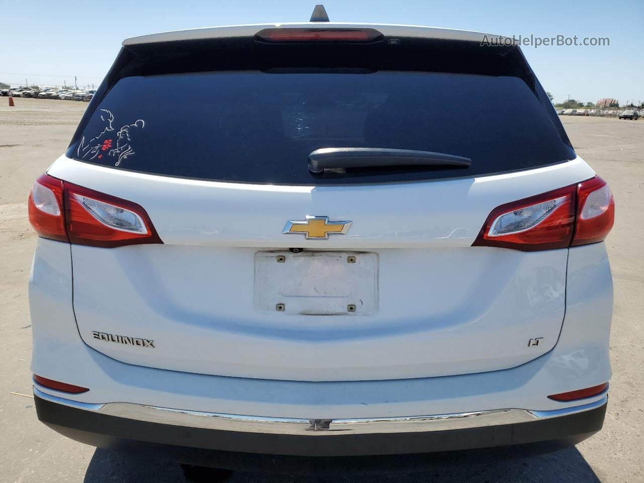 2019 Chevrolet Equinox Lt White vin: 2GNAXKEV1K6101436