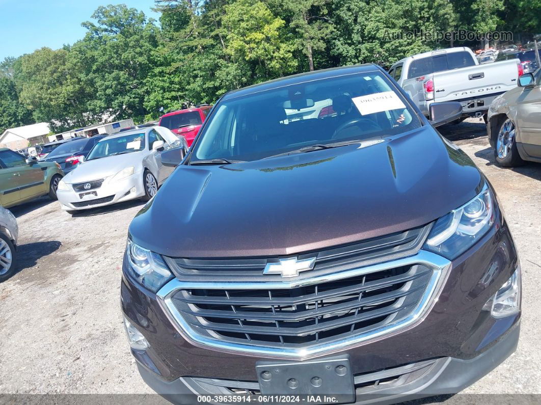 2020 Chevrolet Equinox Fwd Lt 1.5l Turbo Dark Brown vin: 2GNAXKEV2L6112415