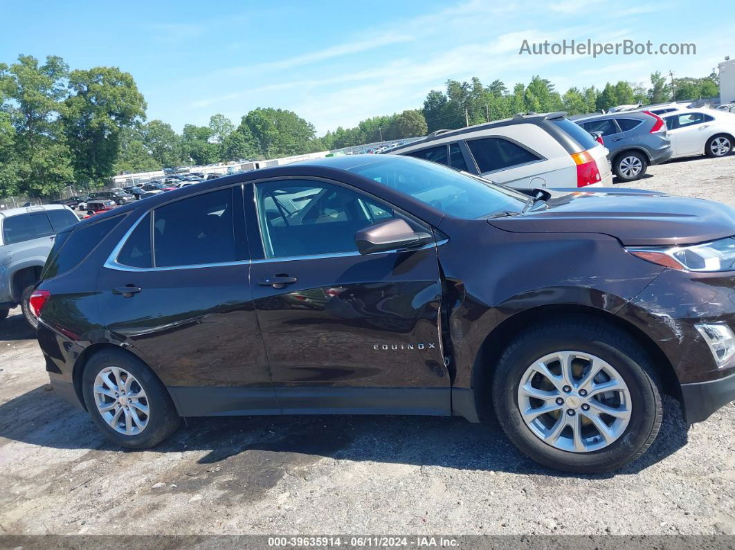 2020 Chevrolet Equinox Fwd Lt 1.5l Turbo Dark Brown vin: 2GNAXKEV2L6112415